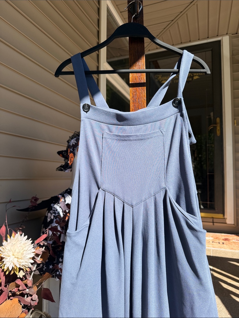 Halara Pockets Waffle Casual Overalls in “Mountain Spring” - Picture 2 of 11